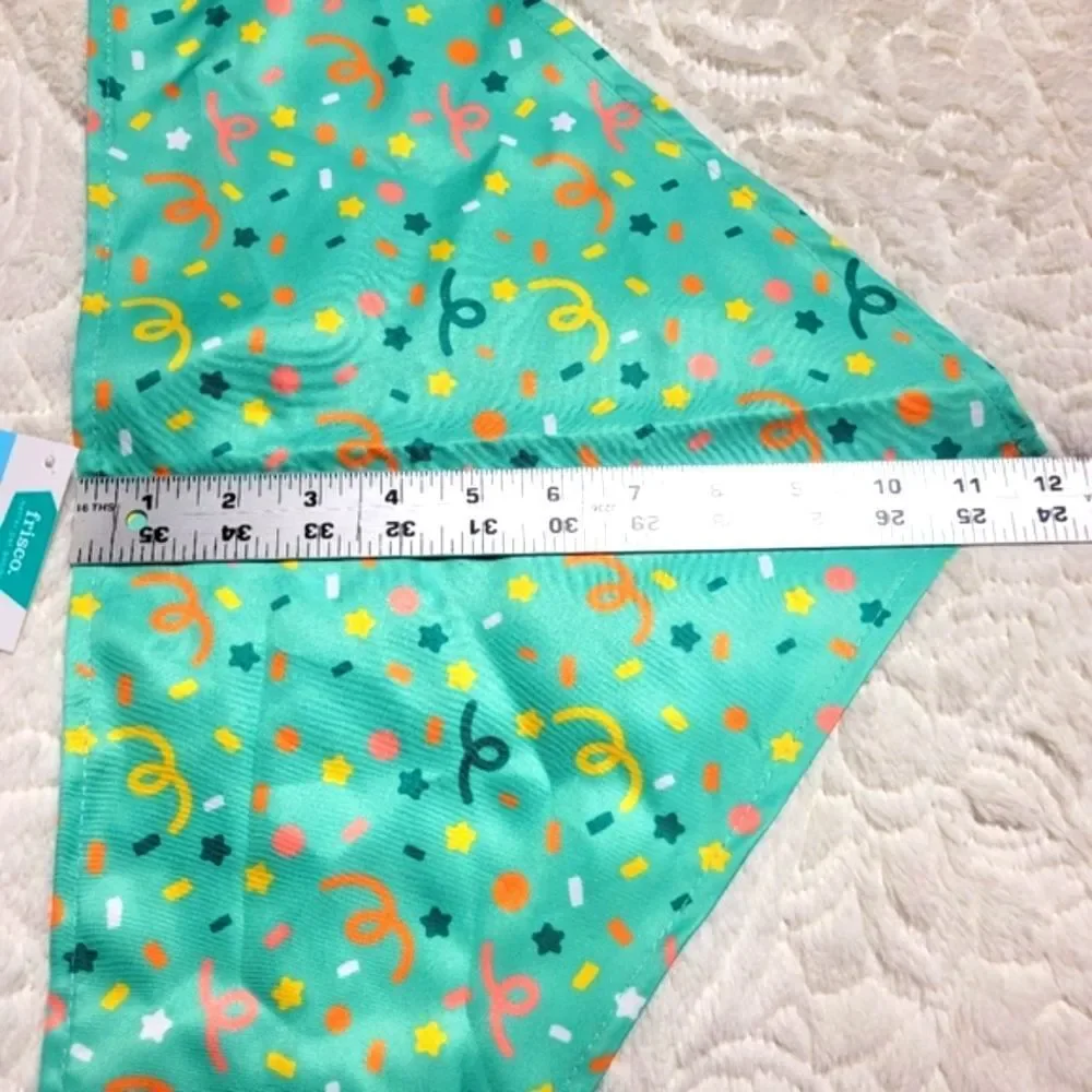Frisco Pet Bandana Celebration Confetti Holiday Birthday M - L Cat Dog New